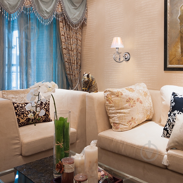 ВИТРИНА! Бра Strotskis Incanto 60069/1 1x40 Вт E14 серебряный - фото 5