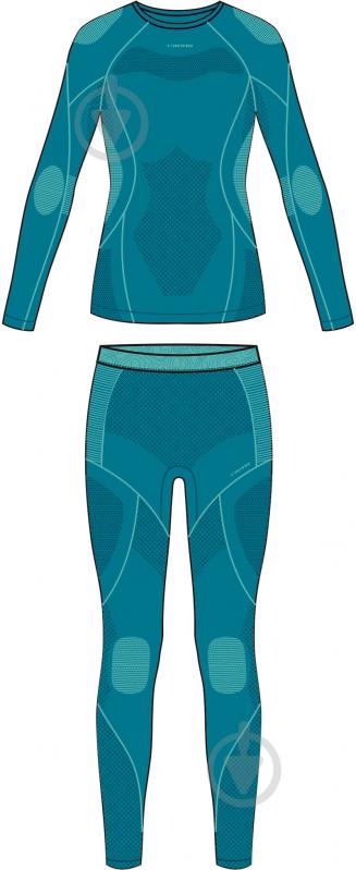 Комплект термобелья Viking UNDERWEAR LOTTA RECYCLED (LADY SET) 500/23/6764/70 р.L бирюзовый - фото 5