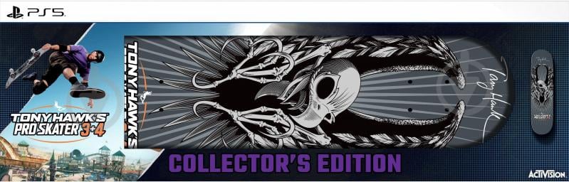 Гра Tony Hawk Pro Skater 3+4 Collector's Edition (PS5) Blu-ray - фото 1