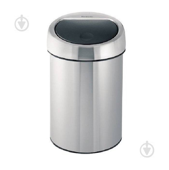 Відро для ванної Brabantia Touch Bin 3 л матовий сталевий 00860188 - фото 1