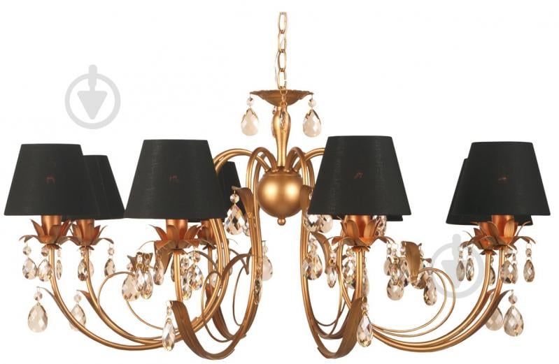 Люстра підвісна Victoria Lighting 8xE14 бронза/чорний Lamier/SP8 - фото 1