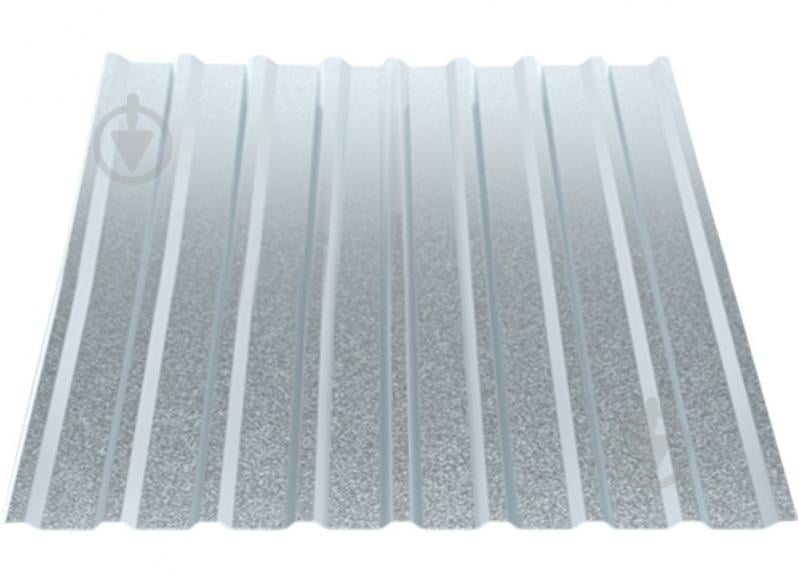 Профнастил покрівельний PCS ПК-20 0,45x1140x1500 мм цинк - фото 1 Профнастил покрівельний PCS ПК-20 0,45x1140x1500 мм цинк - фото 1