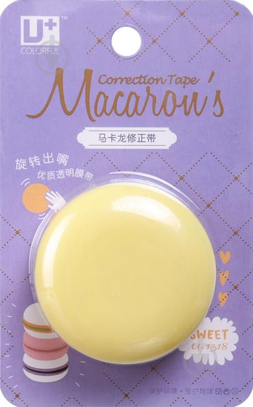 Корректор ленточный Macaron`s желтый - фото 3