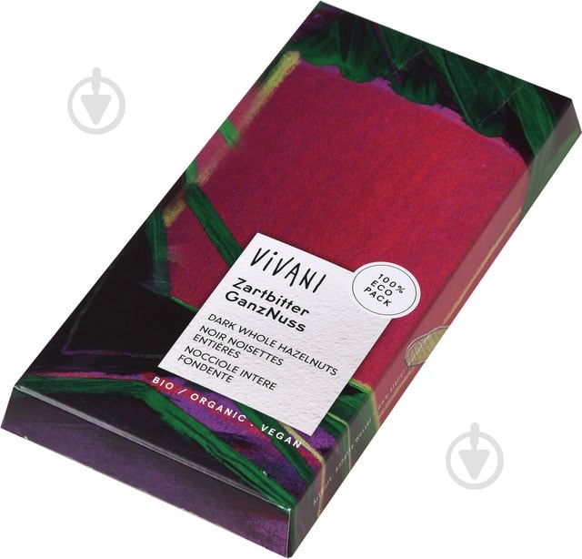 Черный шоколад Vivani органический с цельной орешником 100 г - фото 3 Черный шоколад Vivani органический с цельной орешником 100 г - фото 3