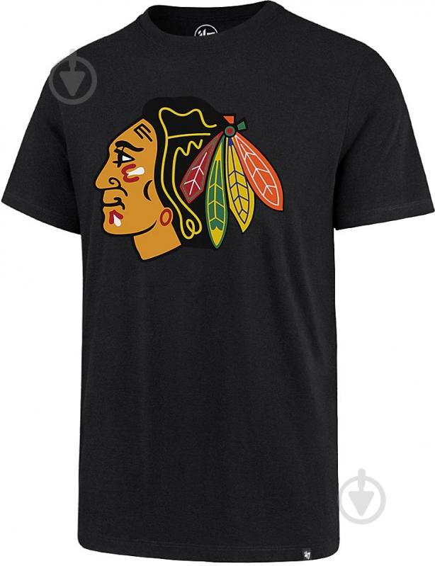 Футболка 47 Brand CHICAGO BLACKHAWKS 544230JK-FS р.M чорний - фото 4