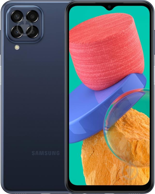 Смартфон Samsung Galaxy M33 6/128GB blue (SM-M336BZBGSEK) - фото 1