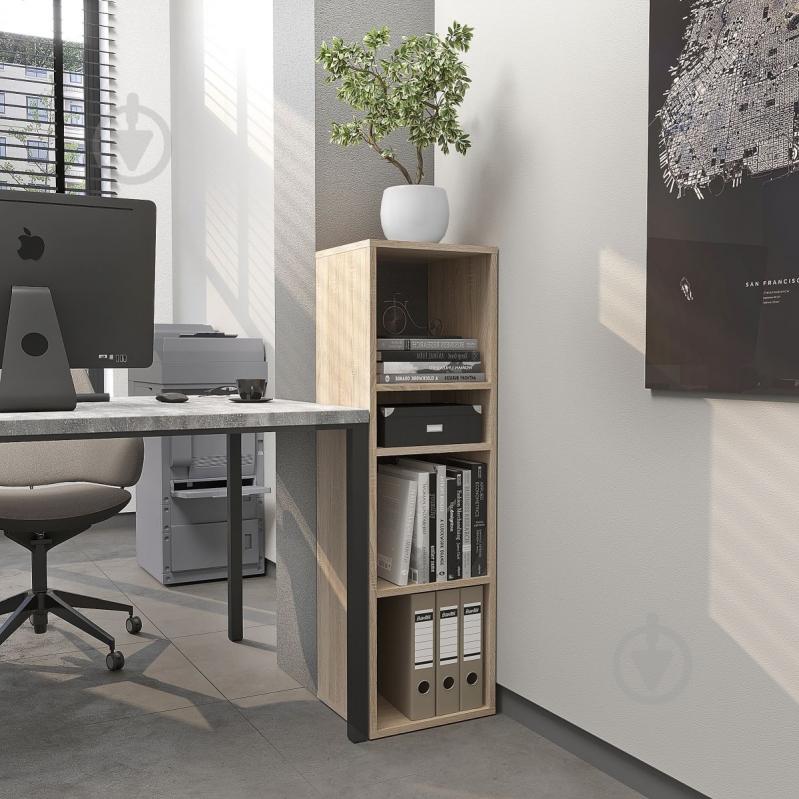 Стеллаж Компанит КШ-28 дуб сонома - фото 2 Стеллаж Компанит КШ-28 дуб сонома - фото 2