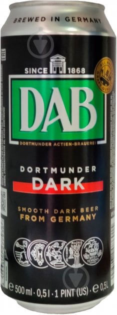 Пиво DAB темне 4053400277936 0,5 л - фото 1