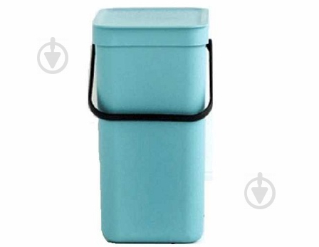 Ведро для мусора Brabantia Sort & Go 12 л пластик мятный 00800381 - фото 1