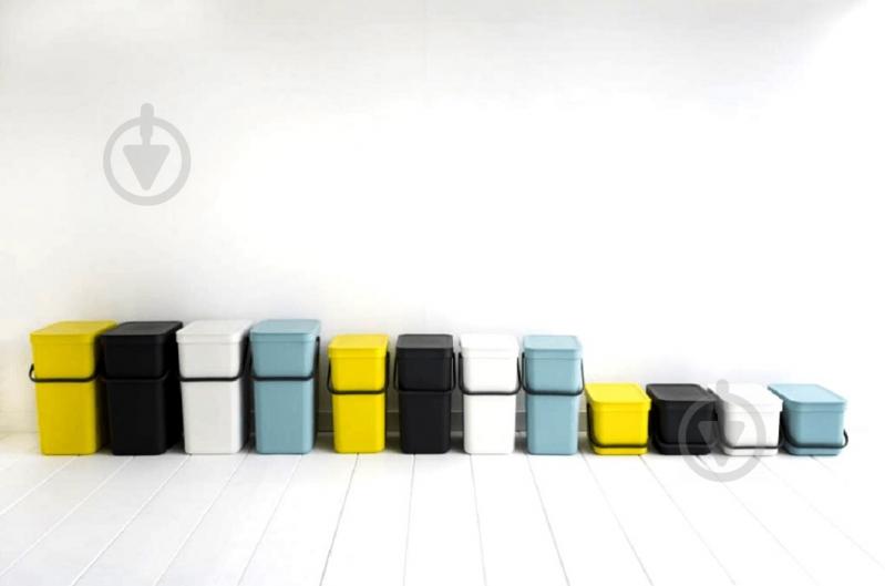 Відро для сміття Brabantia Sort & Go 12 л пластик мятний 00800381 - фото 10