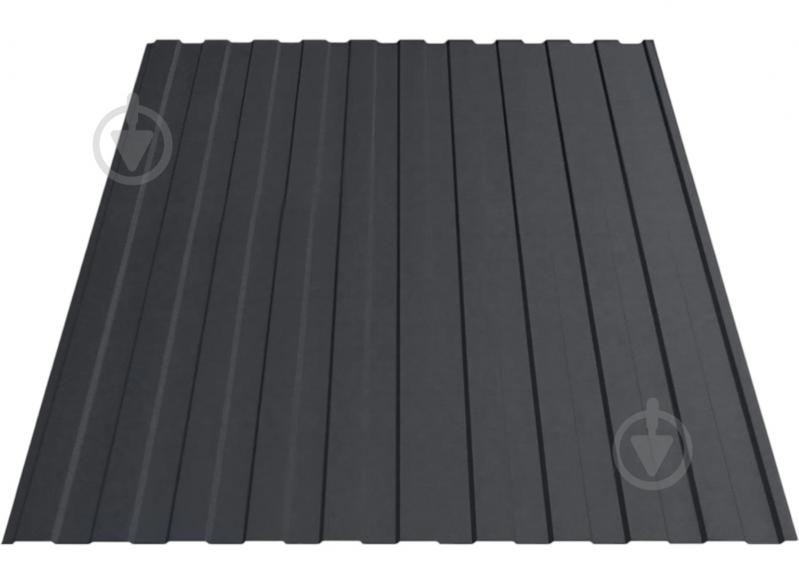 Профнастил стіновий PCS ПС-8 0,30x1190x1500 мм RAL 7024 графіт сірий мат - фото 1 Профнастил стіновий PCS ПС-8 0,30x1190x1500 мм RAL 7024 графіт сірий мат - фото 1