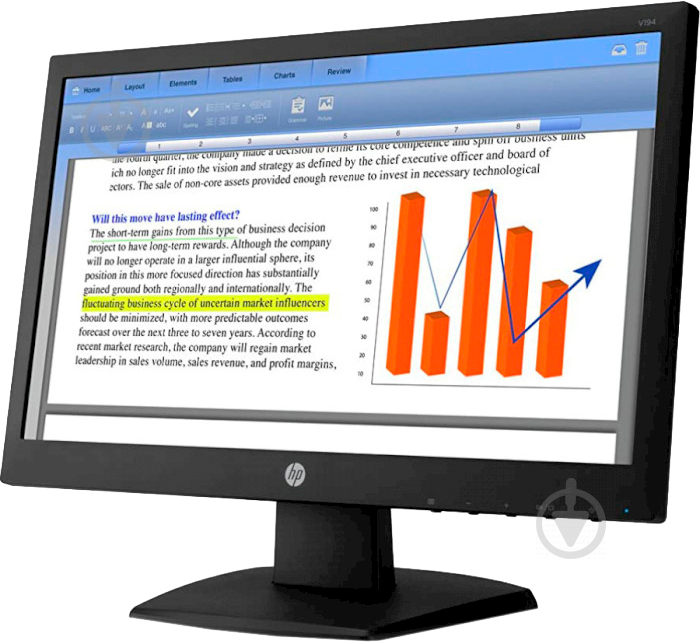 Монитор HP V194 18,5" (5YR89AA) - фото 3