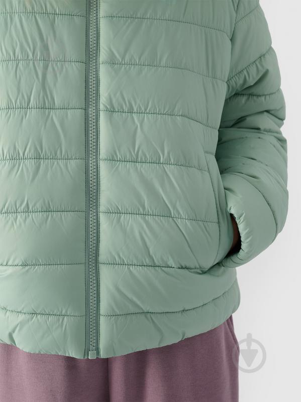 Пуховик 4F DOWN JACKET F449 4FJWAW24TDJAF449-47S р.140 зелений - фото 5