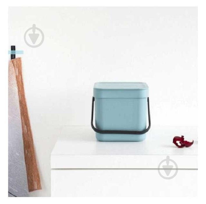 Відро для сміття Brabantia Sort & Go 6 л6 л пластик м'ятний 00800377 - фото 6