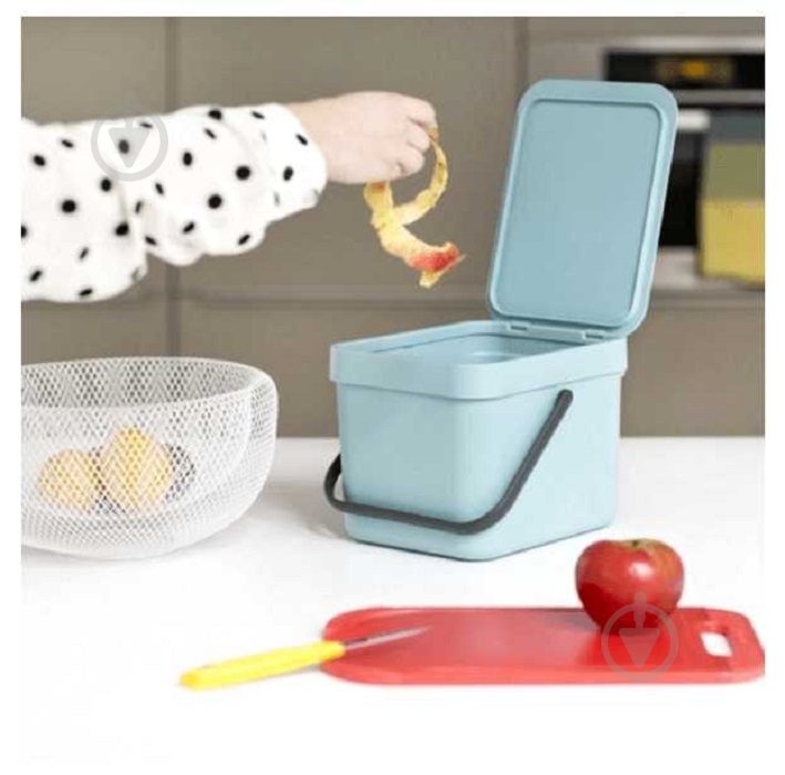 Відро для сміття Brabantia Sort & Go 6 л6 л пластик м'ятний 00800377 - фото 7