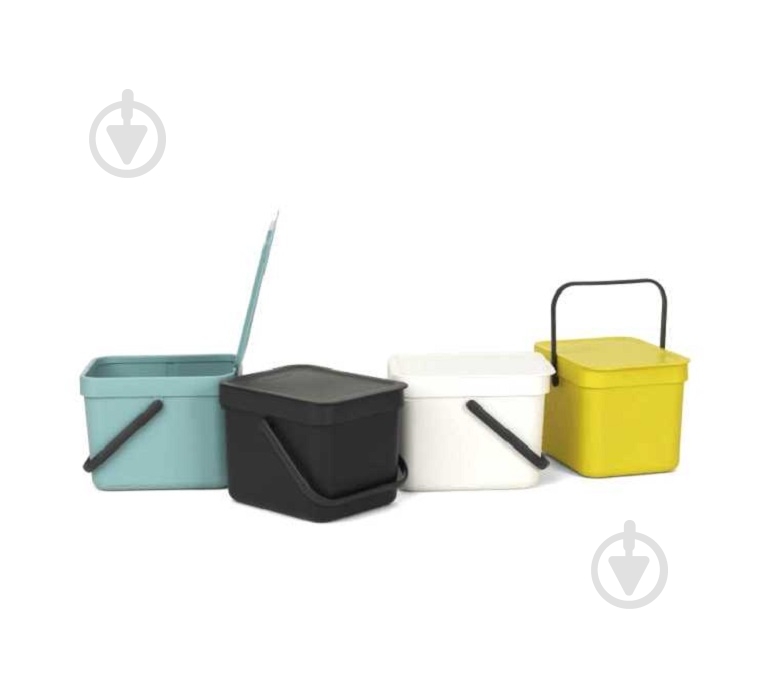 Відро для сміття Brabantia Sort & Go 6 л6 л пластик м'ятний 00800377 - фото 8