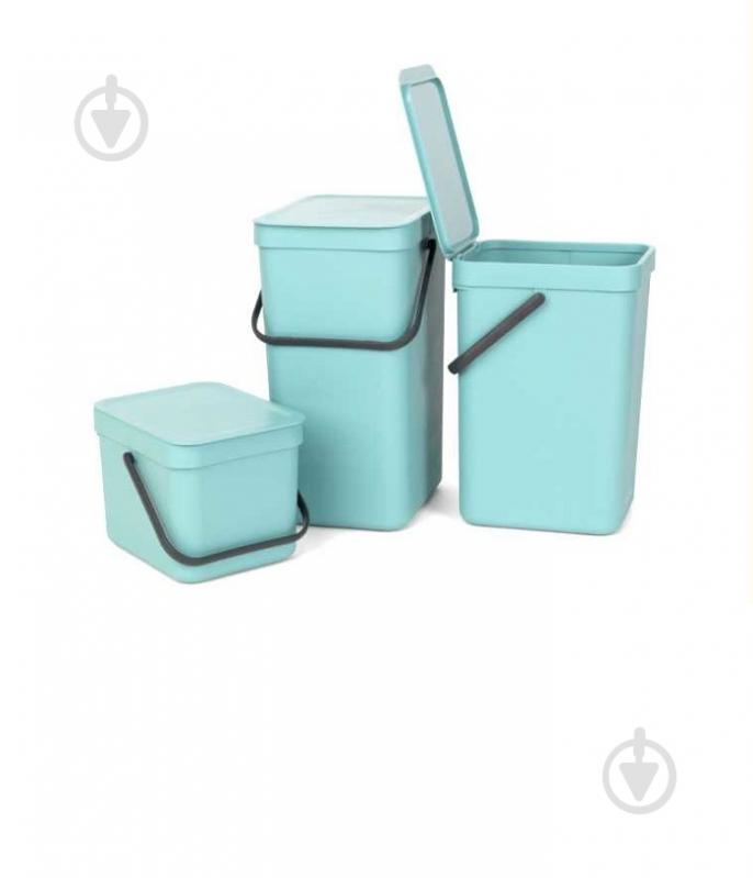 Відро для сміття Brabantia Sort & Go 6 л6 л пластик м'ятний 00800377 - фото 5