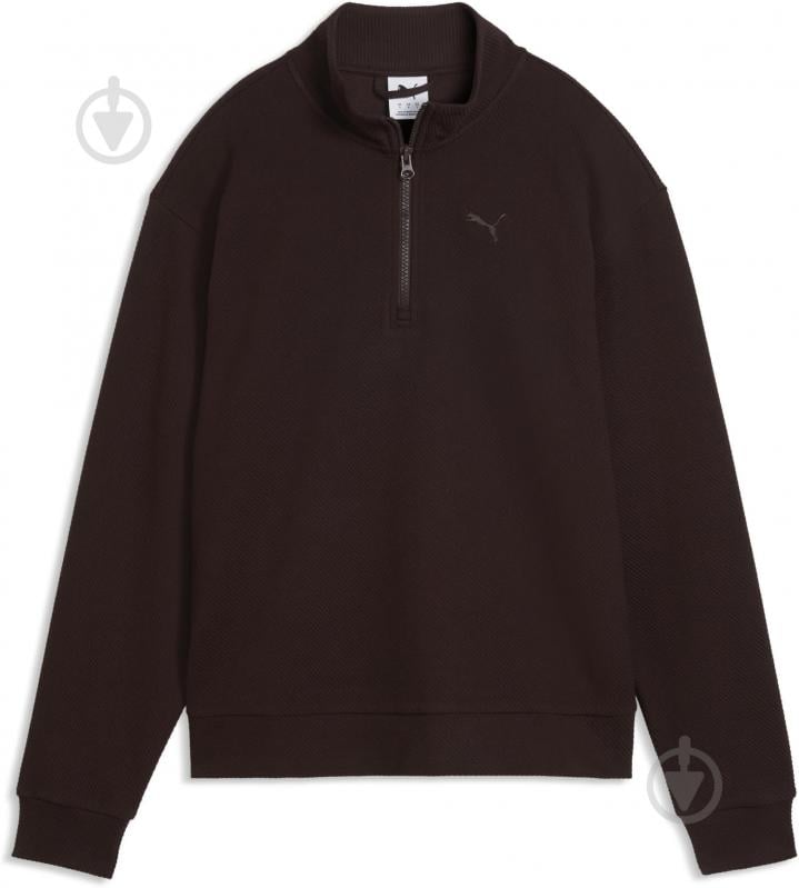 Джемпер Puma ESS ELEVATED Standard Half-Zip 69401633 р.L коричневый - фото 4
