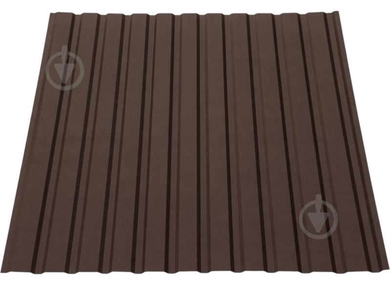 Профнастил стіновий PCS ПС-10 0,40x1200x1500 мм RAL 8017 коричневий глянець - фото 1 Профнастил стіновий PCS ПС-10 0,40x1200x1500 мм RAL 8017 коричневий глянець - фото 1