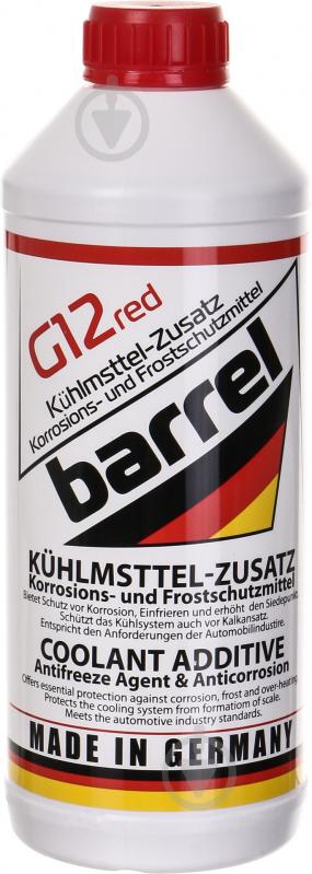 Антифриз Barrel Coolant Concentrate G12 -80°С 1,5 л красный - фото 1