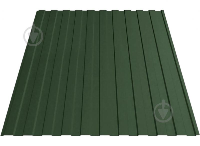 Профнастил стіновий PCS ПС-8 0,30x1190x2000 мм RAL 6020 темно-зелений мат - фото 1