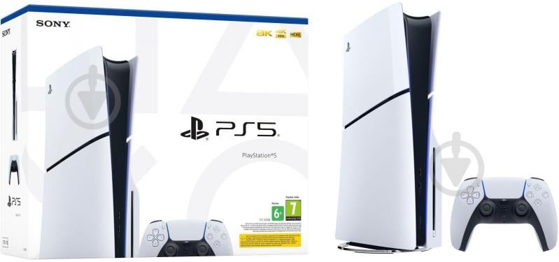 Ігрова консоль Sony PlayStation 5 Slim Blu-ray (CFI-2116) white - фото 1