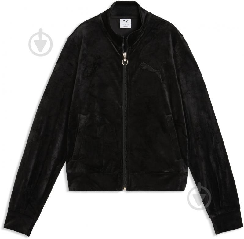 Джемпер Puma ESS ELEVATED Velour Trackjacket 69402101 р.L черный - фото 4