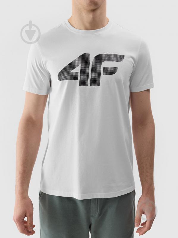 Футболка 4F TSHIRT M1155 4FWSS24TTSHM1155-10S р.L белый - фото 5