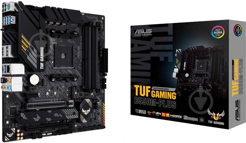 Материнская плата Asus 90MB14A0-M0EAY0 (Socket AM4, AMD B550, micro ATX) - фото 1