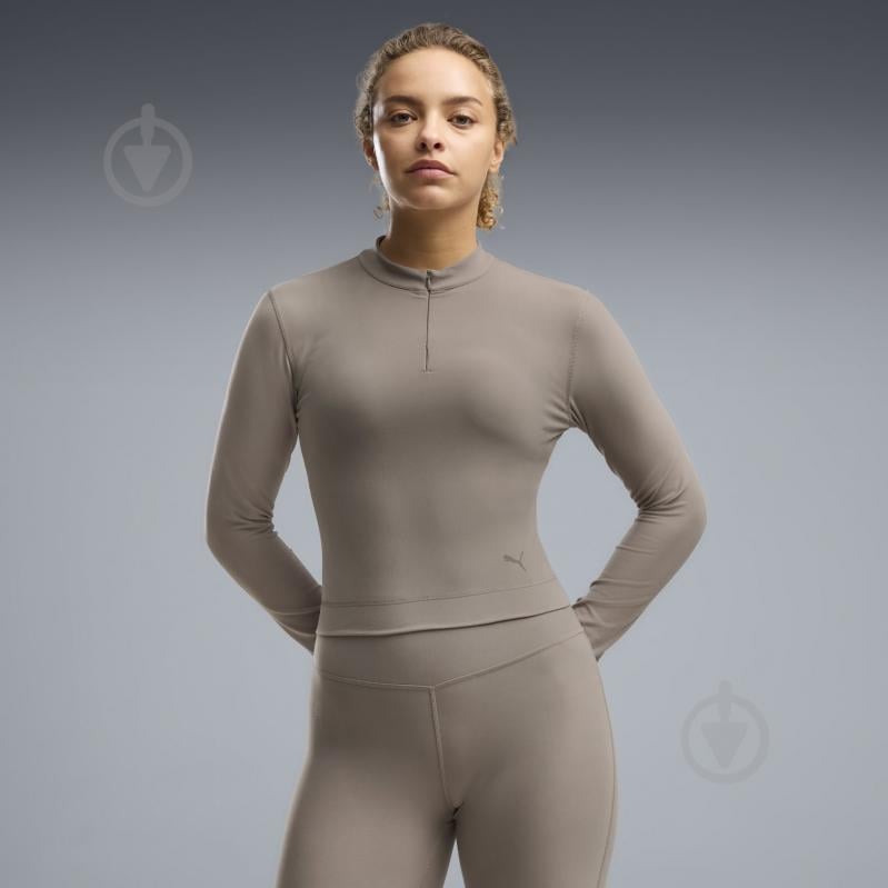 Джемпер Puma W Cloudspun Zip LS 52915781 р.M коричневий - фото 1 Джемпер Puma W Cloudspun Zip LS 52915781 р.M коричневий - фото 1