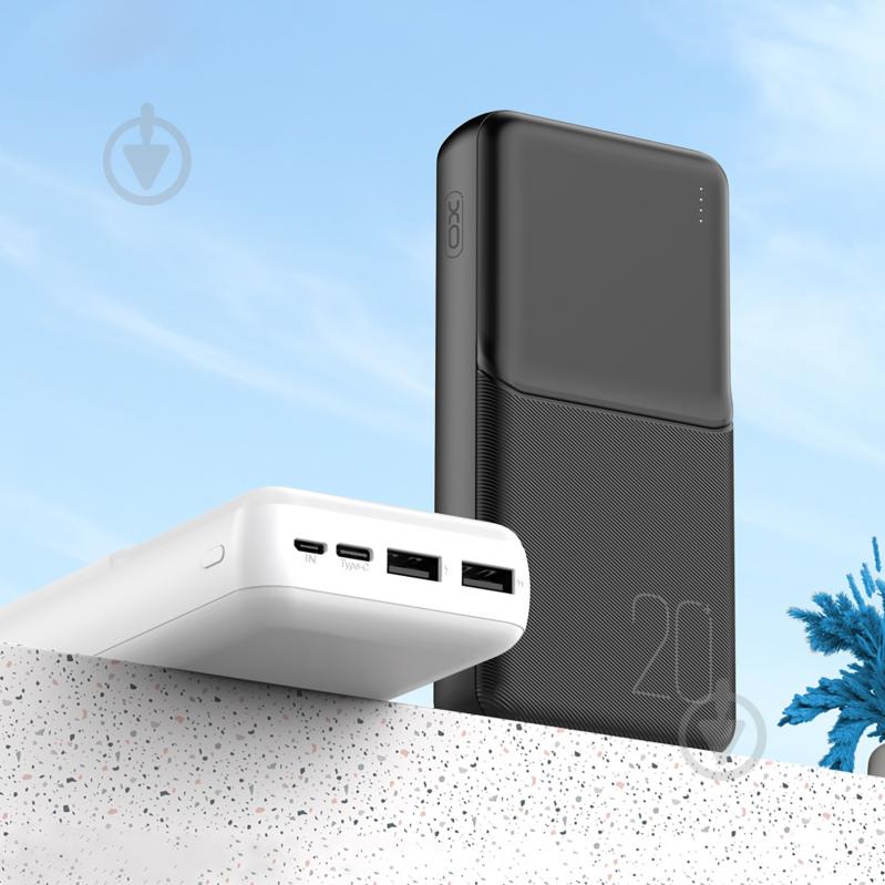 Повербанк Xo РR252 20000 mAh white (PR252.white) - фото 3