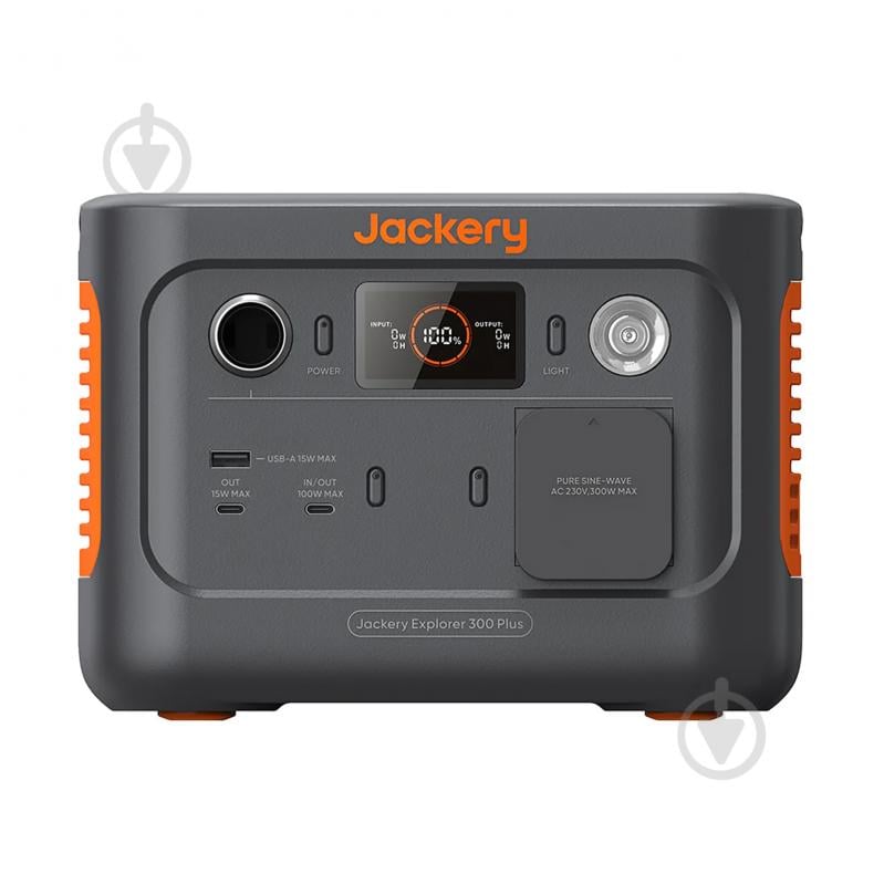 Зарядная станция Jackery Explorer 300 Plus (288 Вт·ч) - фото 1 Зарядная станция Jackery Explorer 300 Plus (288 Вт·ч) - фото 1