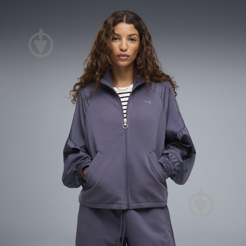 Джемпер Puma HER Full-Zip Relaxed DK Jacket 69402335 р.M синий - фото 1