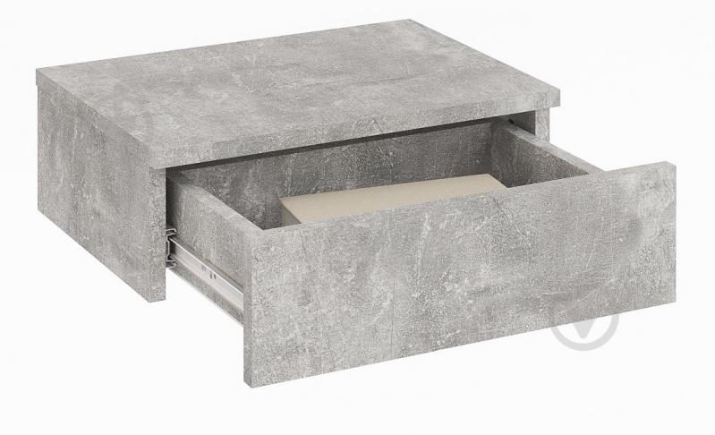 Тумба навісна Компаніт ПКТ-12 420x140x300 мм ательє світле/ательє світле - фото 2 Тумба навісна Компаніт ПКТ-12 420x140x300 мм ательє світле/ательє світле - фото 2