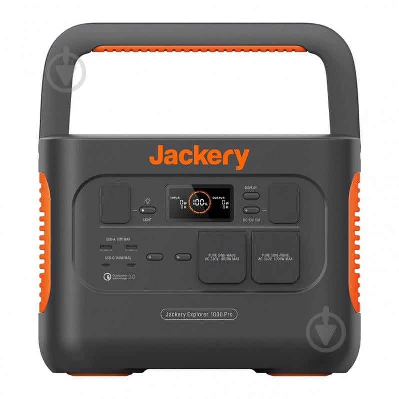 Зарядна станція Jackery Explorer 1000 Pro (1002 Вт·год) - фото 1 Зарядна станція Jackery Explorer 1000 Pro (1002 Вт·год) - фото 1