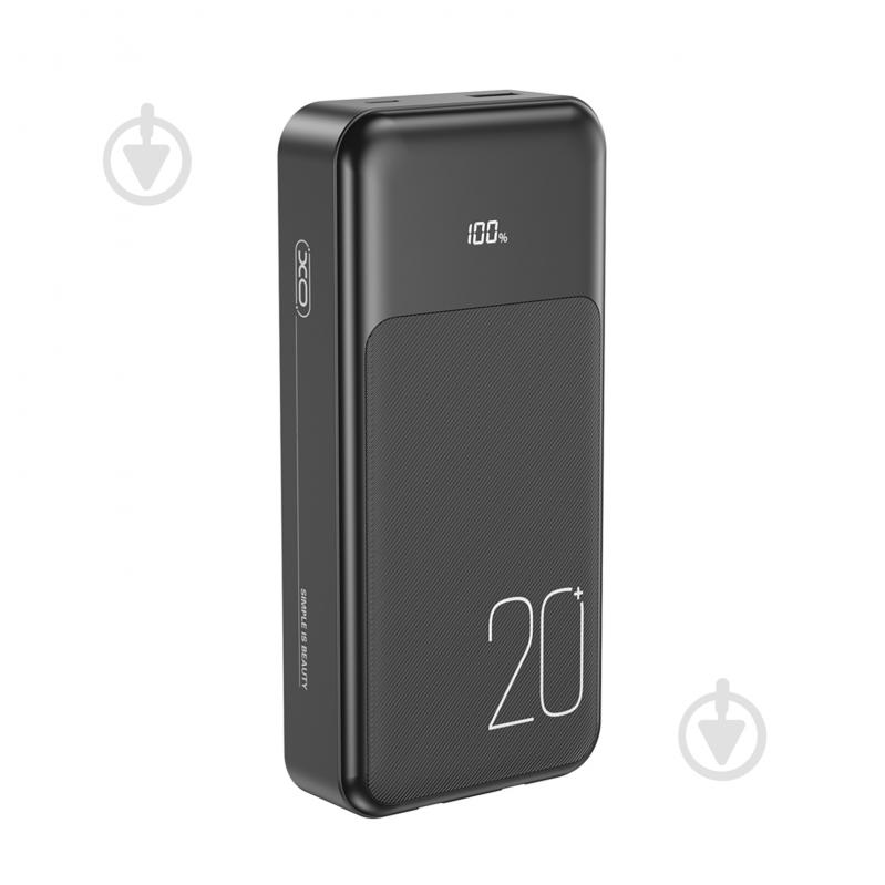 Повербанк Xo PR249 20000 mAh black (PR249.black) - фото 2