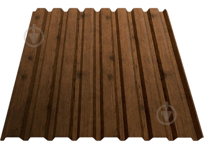 Профнастил стеновой PCS ПС-20 0,40x1140x1500 мм RAL 8003 глиняно-коричневый 3D принт 3701 - фото 1 Профнастил стеновой PCS ПС-20 0,40x1140x1500 мм RAL 8003 глиняно-коричневый 3D принт 3701 - фото 1