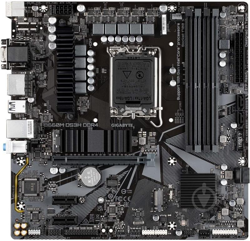 ᐉ Материнская плата Gigabyte B660M DS3H DDR4 (Socket 1700, Intel B660 ...