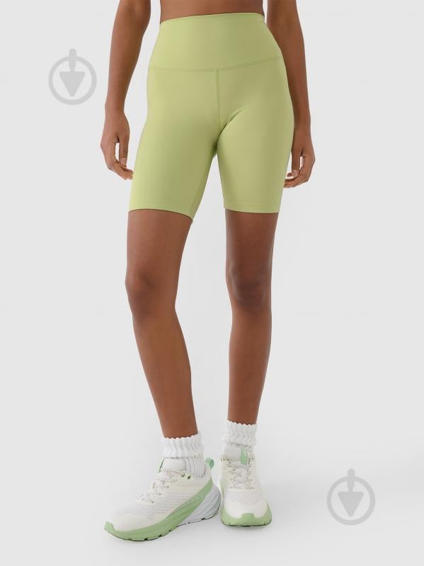 Велосипедки 4F SHORT TIGHTS FNK F019 4FRSS25TFSTF019-42S р.L зелений - фото 1 Велосипедки 4F SHORT TIGHTS FNK F019 4FRSS25TFSTF019-42S р.L зелений - фото 1