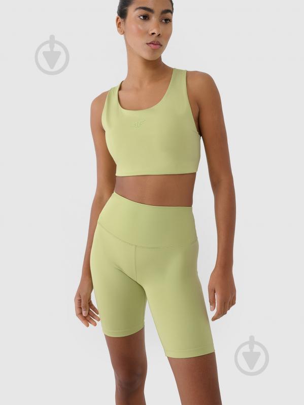 Велосипедки 4F SHORT TIGHTS FNK F019 4FRSS25TFSTF019-42S р.L зелений - фото 2 Велосипедки 4F SHORT TIGHTS FNK F019 4FRSS25TFSTF019-42S р.L зелений - фото 2
