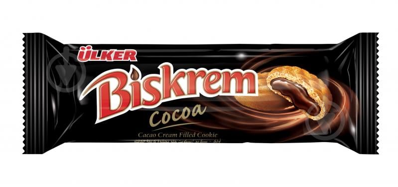 Печиво ULKER BISKREM з шоколадною начинкою 40 г - фото 1