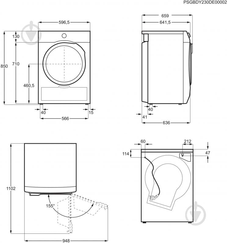 Сушильна машина Electrolux EW7D394UU - фото 5