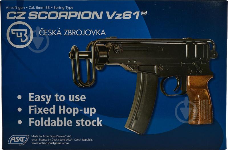 Пістолет-кулемет ASG CZ Scorpion Vz61 6 мм 2370.43.49 - фото 9