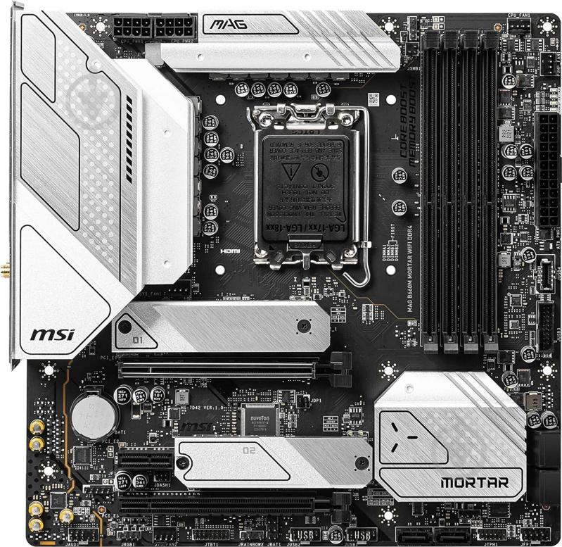 Материнская плата MSI 911-7D42-049 (Socket 1700, Intel B660, micro ATX) - фото 1 Материнская плата MSI 911-7D42-049 (Socket 1700, Intel B660, micro ATX) - фото 1