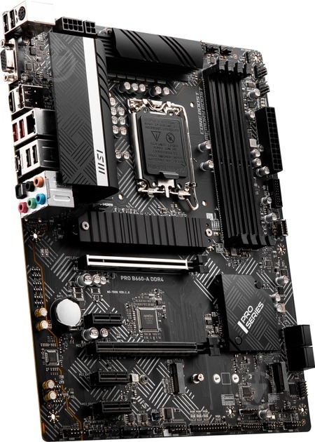 Материнская плата MSI 911-7D59-001 (Socket 1700, Intel B660, micro ATX) - фото 3 Материнская плата MSI 911-7D59-001 (Socket 1700, Intel B660, micro ATX) - фото 3