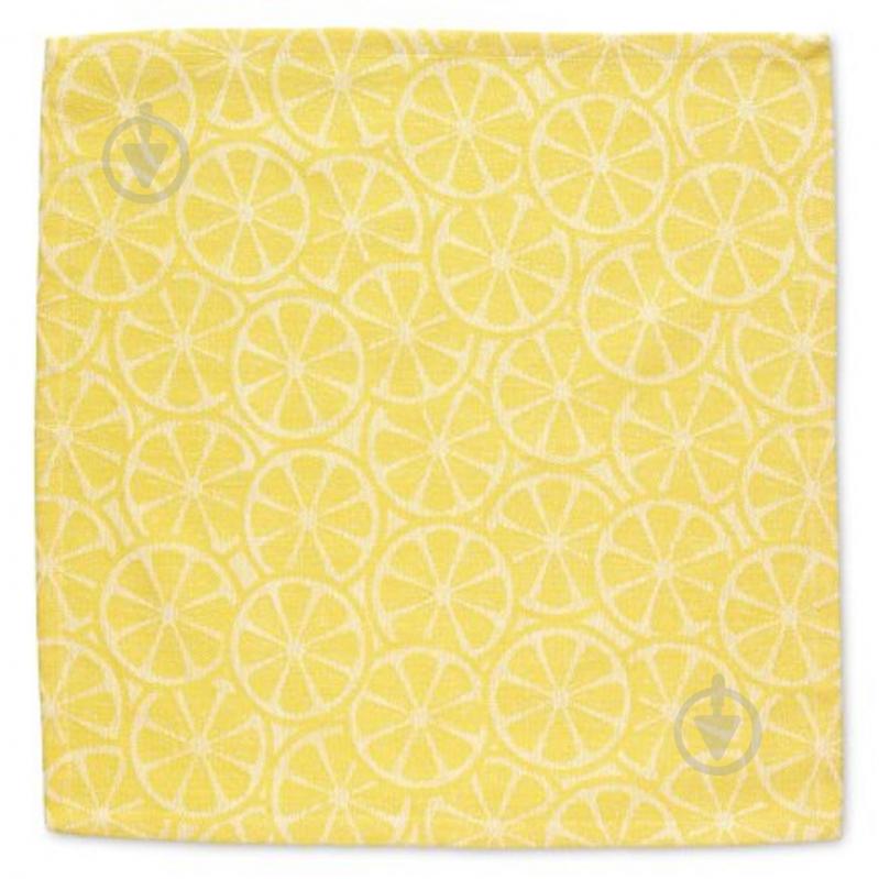 Серветка декоративна Kela Citrus 40x40 см жовтий - фото 1