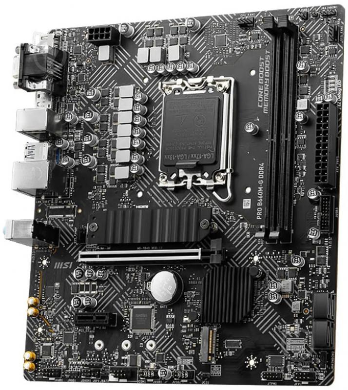 Материнська плата MSI 911-7D45-008 (Socket 1700, Intel B660, micro ATX) - фото 2