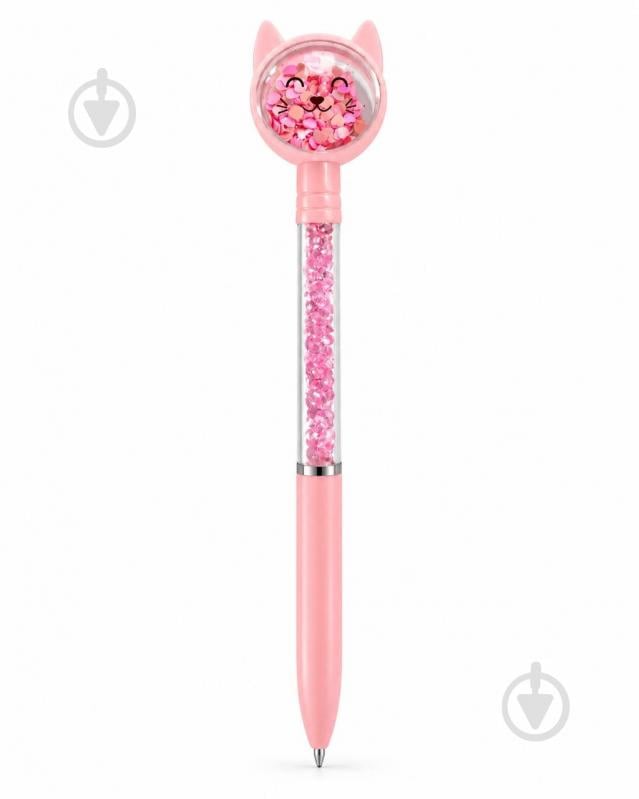Ручка шариковая Brushme Блестящий котик KN9200 - фото 1 Ручка шариковая Brushme Блестящий котик KN9200 - фото 1