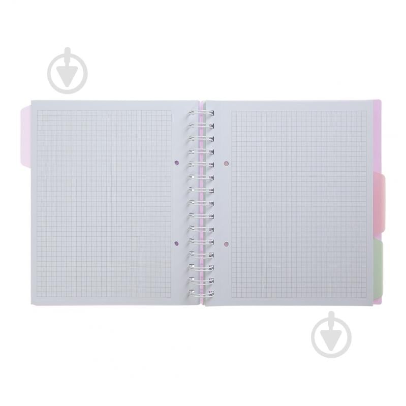 Зошит на пружині Buromax PASTEL В5 (170x205) 120 арк. клітинка 3 розділювачі бузковий BM.24355912-26 - фото 6 Зошит на пружині Buromax PASTEL В5 (170x205) 120 арк. клітинка 3 розділювачі бузковий BM.24355912-26 - фото 6