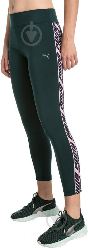 Лосины Puma Feel it 7 8 Tight 51784003 XS зеленый - фото 3